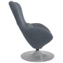 Sillón huevo Gris oscuro 63 x 73 x 90 cm Terciopelo en Sillones | Comprar online en Foru.es