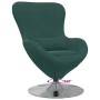 Sillón huevo Verde oscuro 63 x 73 x 90 cm Terciopelo en Sillones | Comprar online en Foru.es
