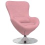 Sillón huevo Rosa 63 x 73 x 90 cm Terciopelo en Sillones | Comprar online en Foru.es