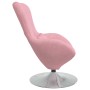 Sillón huevo Rosa 63 x 73 x 90 cm Terciopelo en Sillones | Comprar online en Foru.es