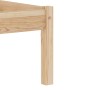 Estructura de cama de madera maciza de pino 160x200 cm de vidaXL, Camas y somieres - Ref: Foro24-283194, Precio: 115,81 €, De...