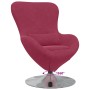 Sillón huevo Rojo vino 63 x 73 x 90 cm Terciopelo en Sillones | Comprar online en Foru.es