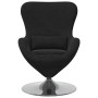 Sillón huevo Negro 63 x 73 x 90 cm Terciopelo en Sillones | Comprar online en Foru.es