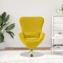 Sillón huevo Amarillo 63 x 73 x 90 cm Terciopelo en Sillones | Comprar online en Foru.es