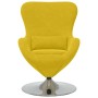 Sillón huevo Amarillo 63 x 73 x 90 cm Terciopelo en Sillones | Comprar online en Foru.es