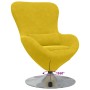Sillón huevo Amarillo 63 x 73 x 90 cm Terciopelo en Sillones | Comprar online en Foru.es