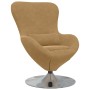 Sillón huevo Marrón 63 x 73 x 90 cm Terciopelo en Sillones | Comprar online en Foru.es