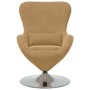 Sillón huevo Marrón 63 x 73 x 90 cm Terciopelo en Sillones | Comprar online en Foru.es