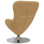 Sillón huevo Marrón 63 x 73 x 90 cm Terciopelo en Sillones | Comprar online en Foru.es