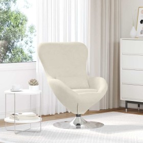 Sillón huevo Crema 63 x 73 x 90 cm Terciopelo en Sillones | Comprar online en Foru.es