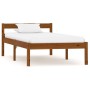 Estructura de cama madera maciza pino marrón miel 100x200 cm de vidaXL, Camas y somieres - Ref: Foro24-283209, Precio: 77,56 ...
