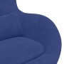 Sillón huevo Azul Policía 63 x 73 x 90 cm Terciopelo en Sillones | Comprar online en Foru.es