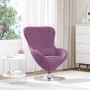 Sillón huevo Morado 63 x 73 x 90 cm Terciopelo en Sillones | Comprar online en Foru.es