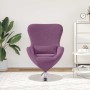 Sillón huevo Morado 63 x 73 x 90 cm Terciopelo en Sillones | Comprar online en Foru.es