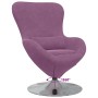 Sillón huevo Morado 63 x 73 x 90 cm Terciopelo en Sillones | Comprar online en Foru.es