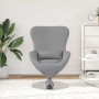 Sillón huevo Gris Claro 63 x 73 x 90 cm tela en Sillones | Comprar online en Foru.es