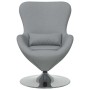 Sillón huevo Gris Claro 63 x 73 x 90 cm tela en Sillones | Comprar online en Foru.es