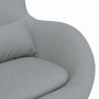 Sillón huevo Gris Claro 63 x 73 x 90 cm tela en Sillones | Comprar online en Foru.es