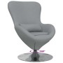 Sillón huevo Gris Claro 63 x 73 x 90 cm tela en Sillones | Comprar online en Foru.es