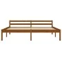 Honey brown pine solid wood bed frame 180x200 cm by vidaXL, Beds and slatted bases - Ref: Foro24-283213, Price: 150,22 €, Dis...