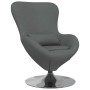 Sillón huevo Gris oscuro 63 x 73 x 90 cm tela en Sillones | Comprar online en Foru.es