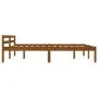 Honey brown pine solid wood bed frame 180x200 cm by vidaXL, Beds and slatted bases - Ref: Foro24-283213, Price: 150,22 €, Dis...