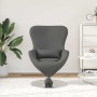 Sillón huevo Gris oscuro 63 x 73 x 90 cm tela en Sillones | Comprar online en Foru.es
