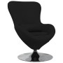 Sillón huevo Negro 63 x 73 x 90 cm tela en Sillones | Comprar online en Foru.es