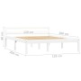 Estructura de cama de madera maciza de pino blanco 120x200 cm de vidaXL, Camas y somieres - Ref: Foro24-283186, Precio: 136,5...