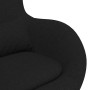 Sillón huevo Negro 63 x 73 x 90 cm tela en Sillones | Comprar online en Foru.es