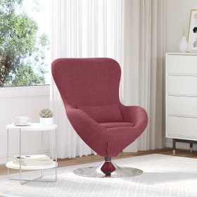 Sillón huevo Rojo vino 63 x 73 x 90 cm tela en Sillones | Comprar online en Foru.es