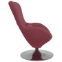 Sillón huevo Rojo vino 63 x 73 x 90 cm tela en Sillones | Comprar online en Foru.es