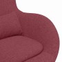 Sillón huevo Rojo vino 63 x 73 x 90 cm tela en Sillones | Comprar online en Foru.es
