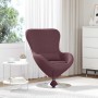 Sillón huevo Morado 63 x 73 x 90 cm tela en Sillones | Comprar online en Foru.es