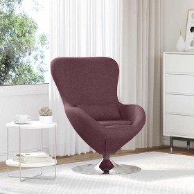 Sillón huevo Morado 63 x 73 x 90 cm tela en Sillones | Comprar online en Foru.es