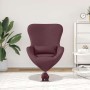 Sillón huevo Morado 63 x 73 x 90 cm tela en Sillones | Comprar online en Foru.es