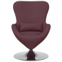 Sillón huevo Morado 63 x 73 x 90 cm tela en Sillones | Comprar online en Foru.es