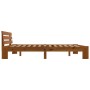 Estructura de cama madera maciza pino marrón miel 180x200 cm de vidaXL, Camas y somieres - Ref: Foro24-283183, Precio: 183,62...