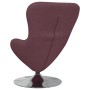 Sillón huevo Morado 63 x 73 x 90 cm tela en Sillones | Comprar online en Foru.es