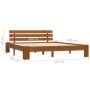 Estructura de cama madera maciza pino marrón miel 180x200 cm de vidaXL, Camas y somieres - Ref: Foro24-283183, Precio: 183,62...