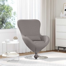 Sillón huevo Taupé 63 x 73 x 90 cm tela en Sillones | Comprar online en Foru.es