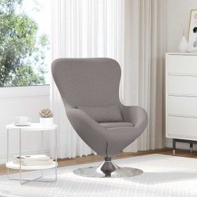Sillón huevo Taupé 63 x 73 x 90 cm tela en Sillones | Comprar online en Foru.es