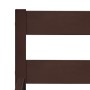Estructura de cama madera maciza pino marrón oscuro 90x200 cm de vidaXL, Camas y somieres - Ref: Foro24-283202, Precio: 96,30...