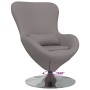 Sillón huevo Taupé 63 x 73 x 90 cm tela en Sillones | Comprar online en Foru.es