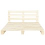 Estructura de cama de palés madera maciza de pino 140x200 cm de vidaXL, Camas y somieres - Ref: Foro24-285244, Precio: 146,53...
