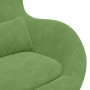 Silla Huevo con Puff Verde claro 63 x 73 x 90 cm Terciopelo en Sillones | Comprar online en Foru.es