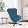 Sillón huevo Azul 63 x 73 x 90 cm Terciopelo en Sillones | Comprar online en Foru.es