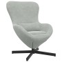 Sillón huevo Gris Claro 63 x 73 x 90 cm Terciopelo en Sillones | Comprar online en Foru.es