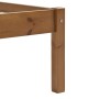 Estructura de cama madera maciza pino marrón miel 140x200 cm de vidaXL, Camas y somieres - Ref: Foro24-283211, Precio: 135,53...
