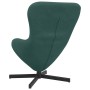 Sillón huevo Verde oscuro 63 x 73 x 90 cm Terciopelo en Sillones | Comprar online en Foru.es